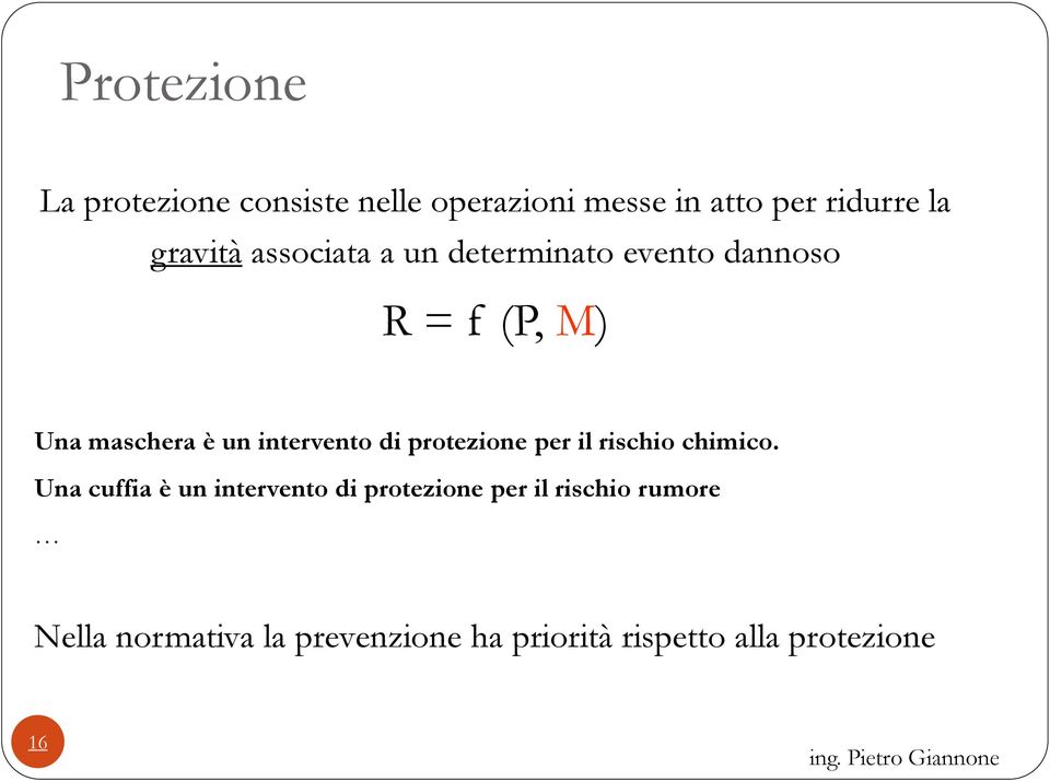 intervento di protezione per il rischio chimico.