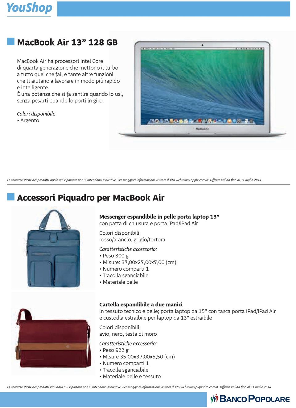 Accessori Piquadro per MacBook Air Messenger espandibile in pelle porta laptop 13 con patta di chiusura e porta ipad/ipad Air rosso/arancio, grigio/tortora Peso 800 g Misure: 37,00x27,00x7,00