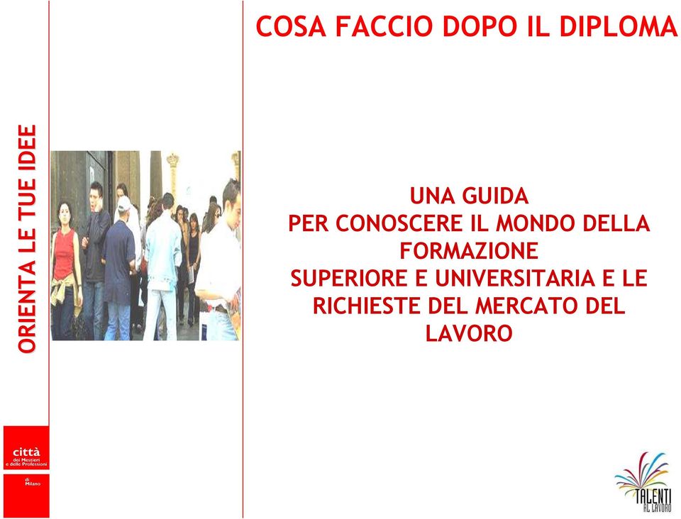 FORMAZIONE SUPERIORE E