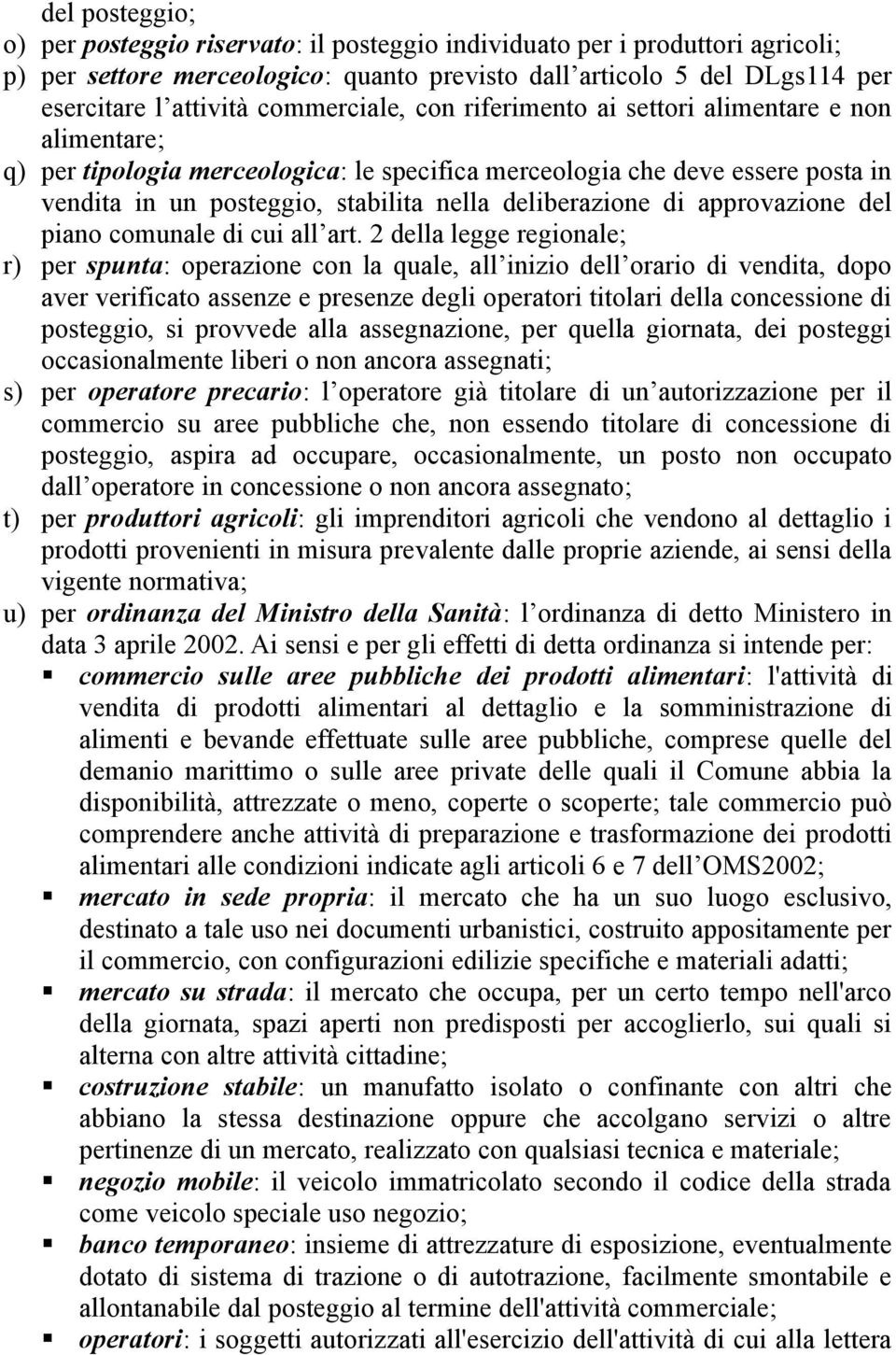 deliberazione di approvazione del piano comunale di cui all art.