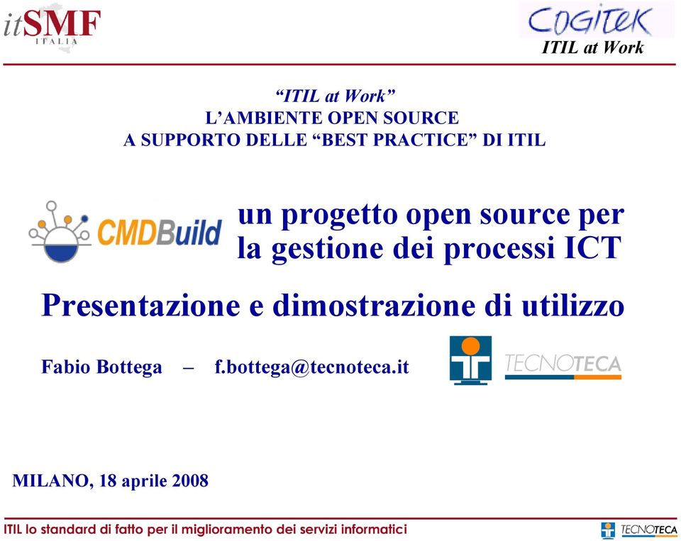 ICT Presentazione e dimostrazione di utilizzo Fabio