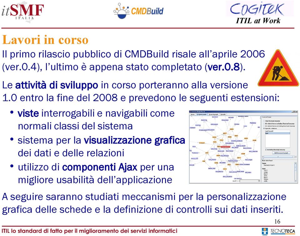 0 entro la fine del 2008 e prevedono le seguenti estensioni: viste interrogabili e navigabili come normali classi del sistema sistema per la