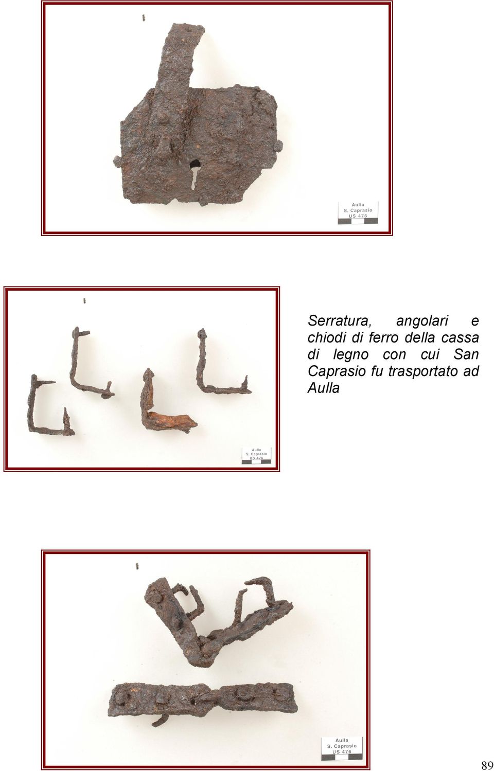 cassa di legno con cui San