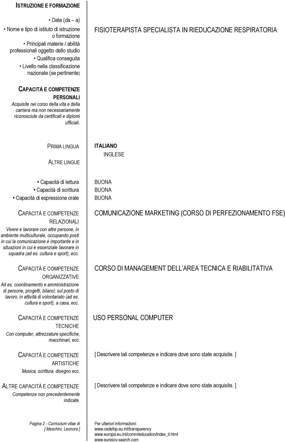 certificati e diplomi ufficiali.