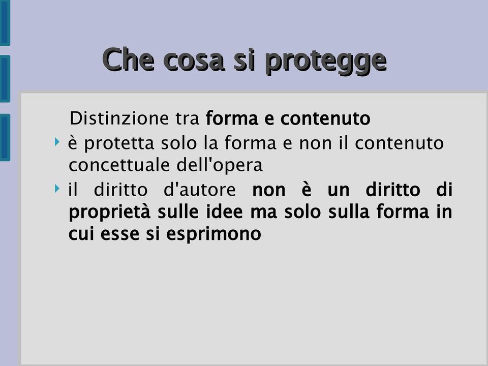 dell'opera il diritto d'autore non è un diritto di