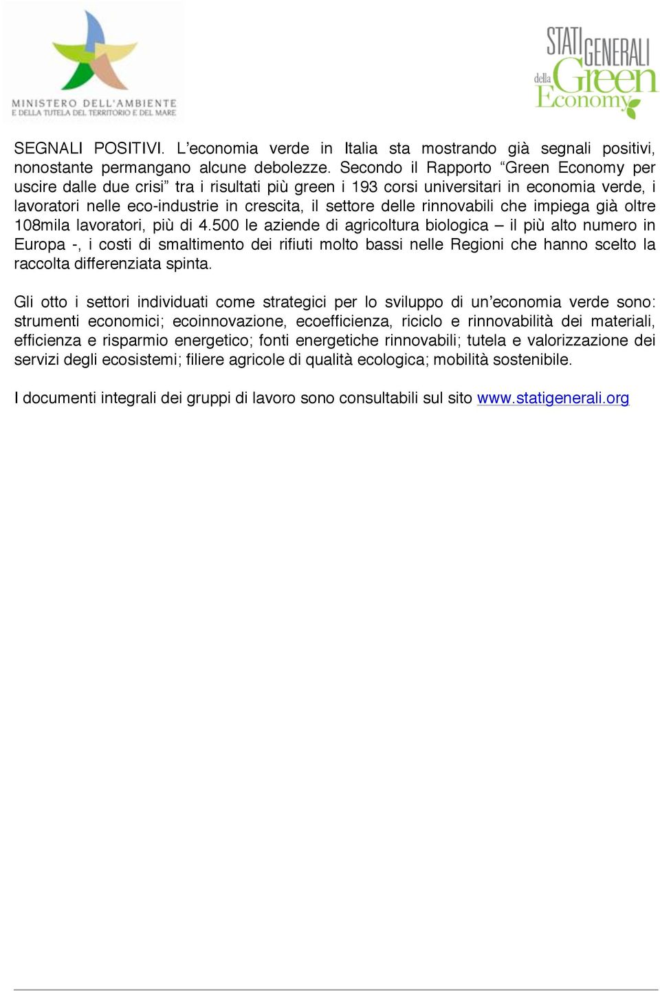 rinnovabili che impiega già oltre 108mila lavoratori, più di 4.