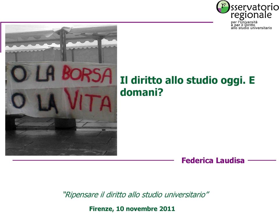 Federica Laudisa Ripensare il