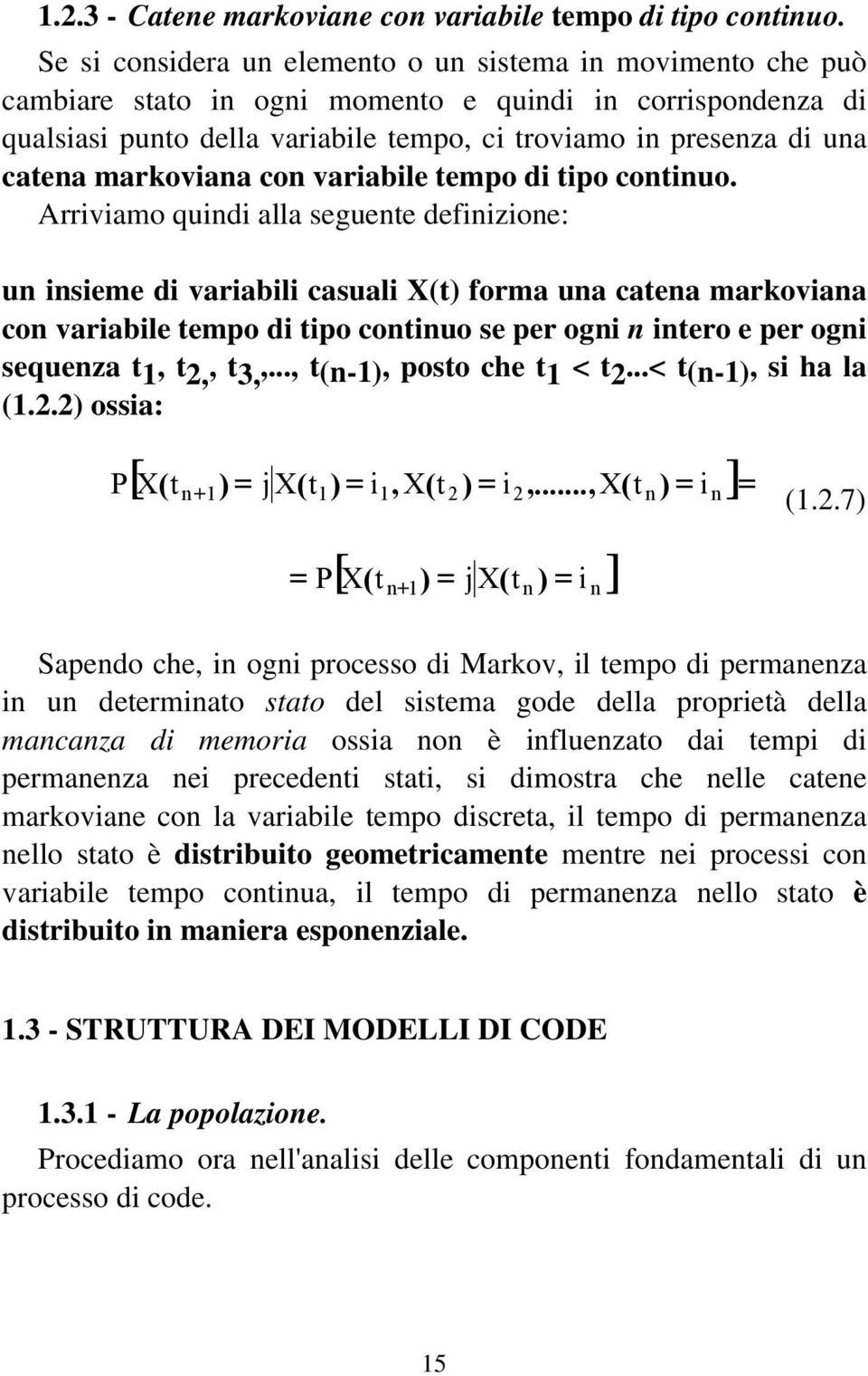 variabile tempo di tipo cotiuo.