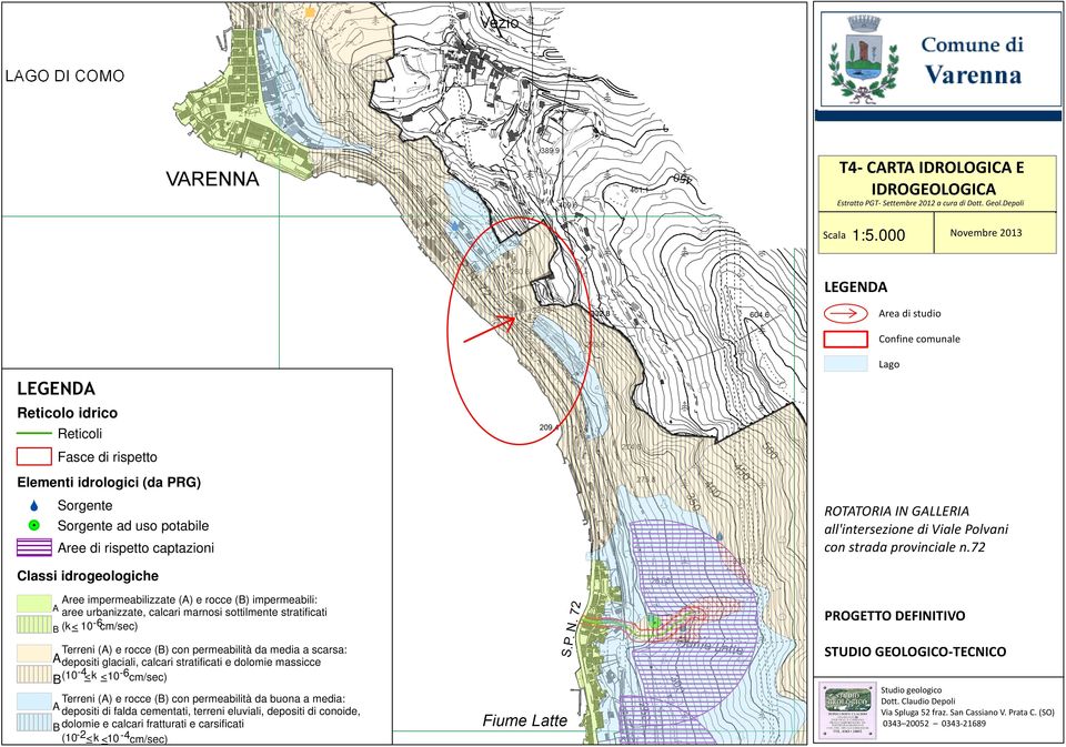 . Sorgente ad uso potabile Aree di rispetto captazioni Lago Classi idrogeologiche A B Aree impermeabilizzate (A) e rocce (B) impermeabili: aree urbanizzate, calcari marnosi sottilmente