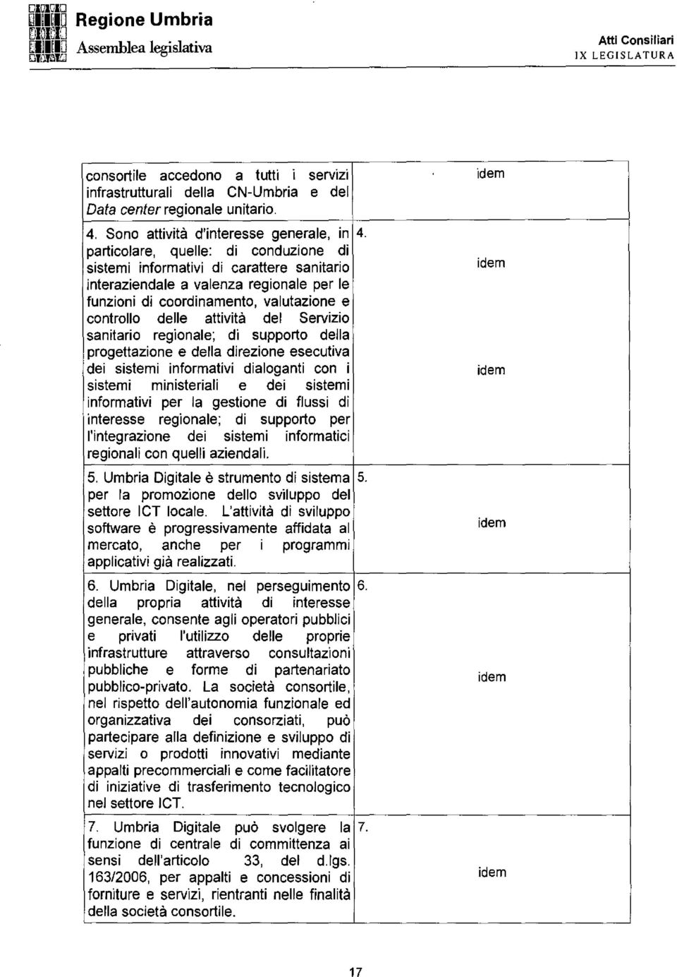 Servizio sanitario regionale; di supporto della progettazione e della direzione esecutiva dei sistemi informativi dialoganti con i sistemi ministeriali e dei sistemi informativi per la gestione di