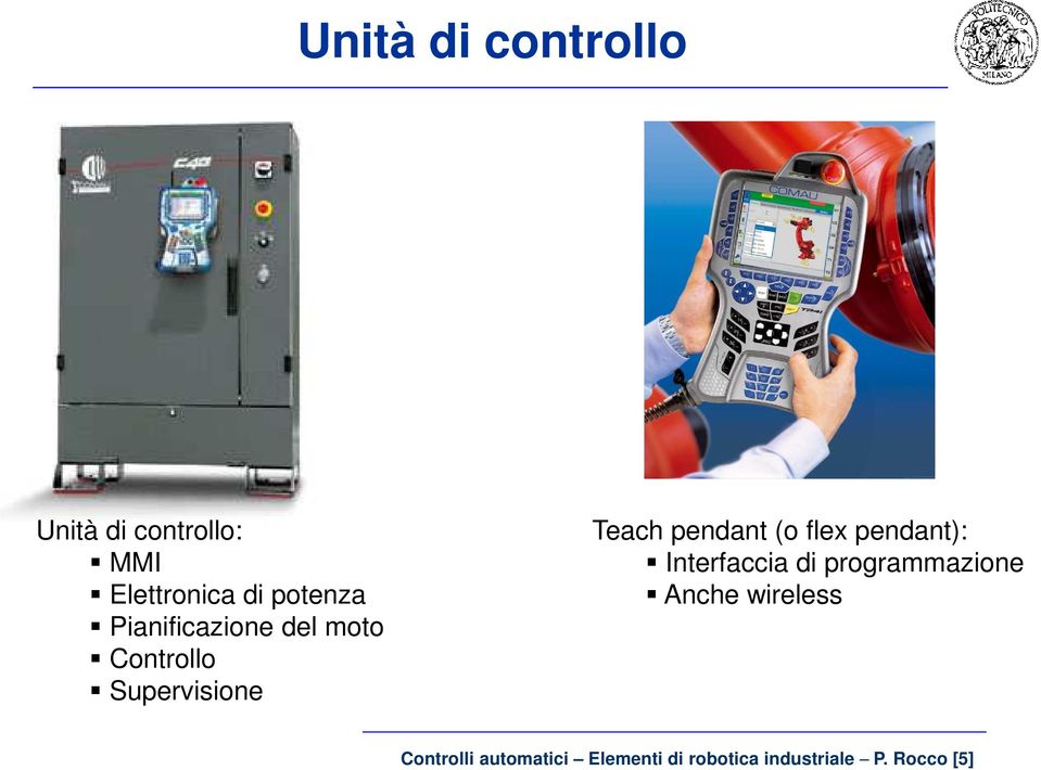 pendnt (o flex pendnt): Interfcci di progrmmzione Anche