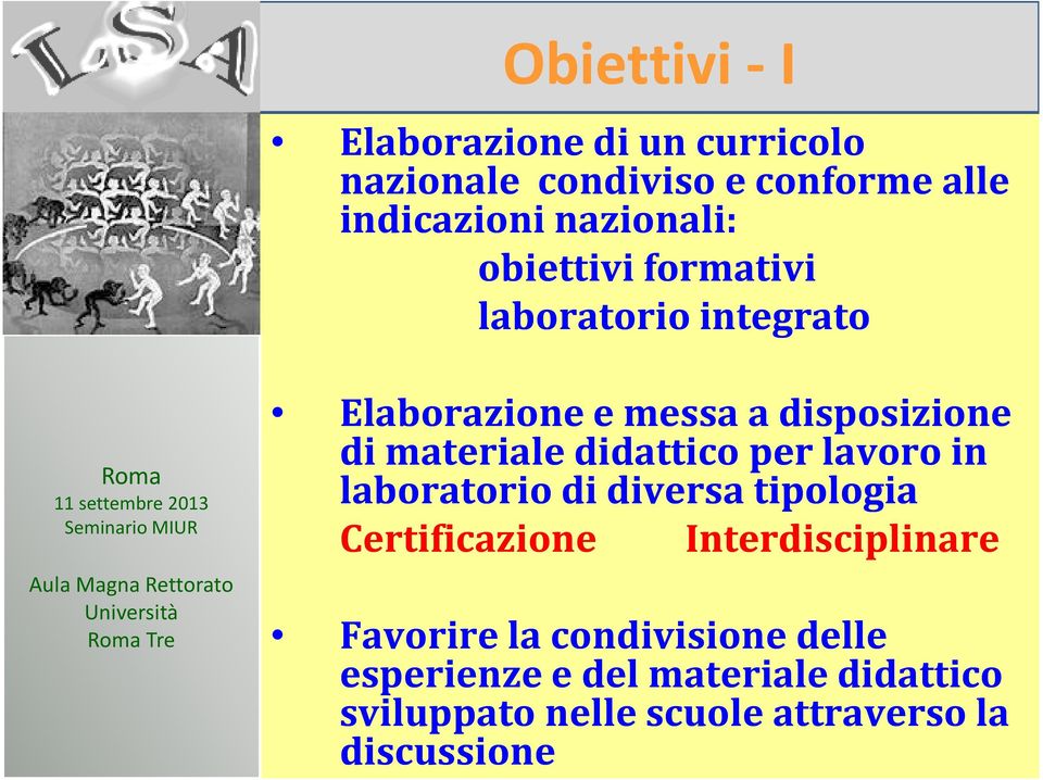 materiale didattico per lavoro in laboratorio di diversa tipologia Certificazione Interdisciplinare