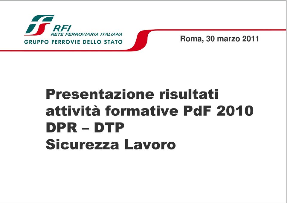 attività formative PdF