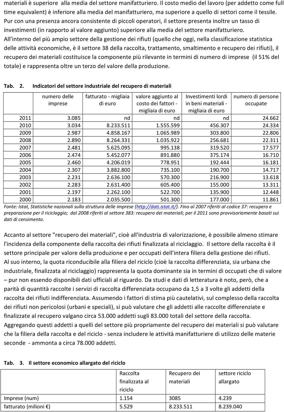 Pur con una presenza ancora consistente di piccoli operatori, il settore presenta inoltre un tasso di investimenti (in rapporto al valore aggiunto) superiore alla media del settore manifatturiero.