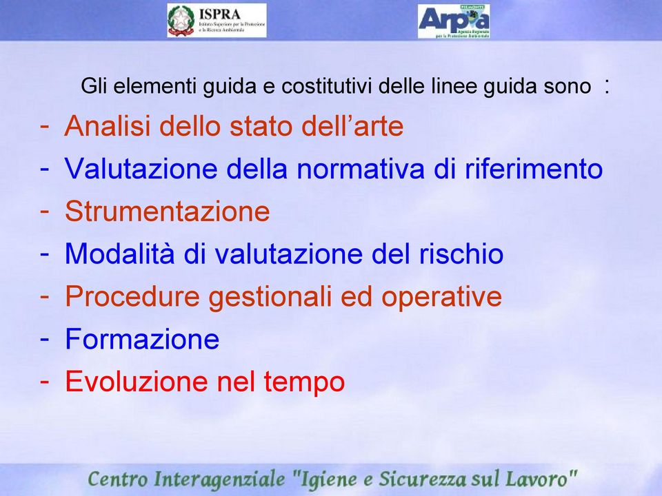 riferimento - Strumentazione - Modalità di valutazione del