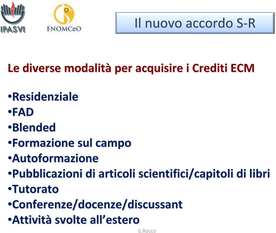 Autoformazione Pubblicazioni di articoli scientifici/capitoli