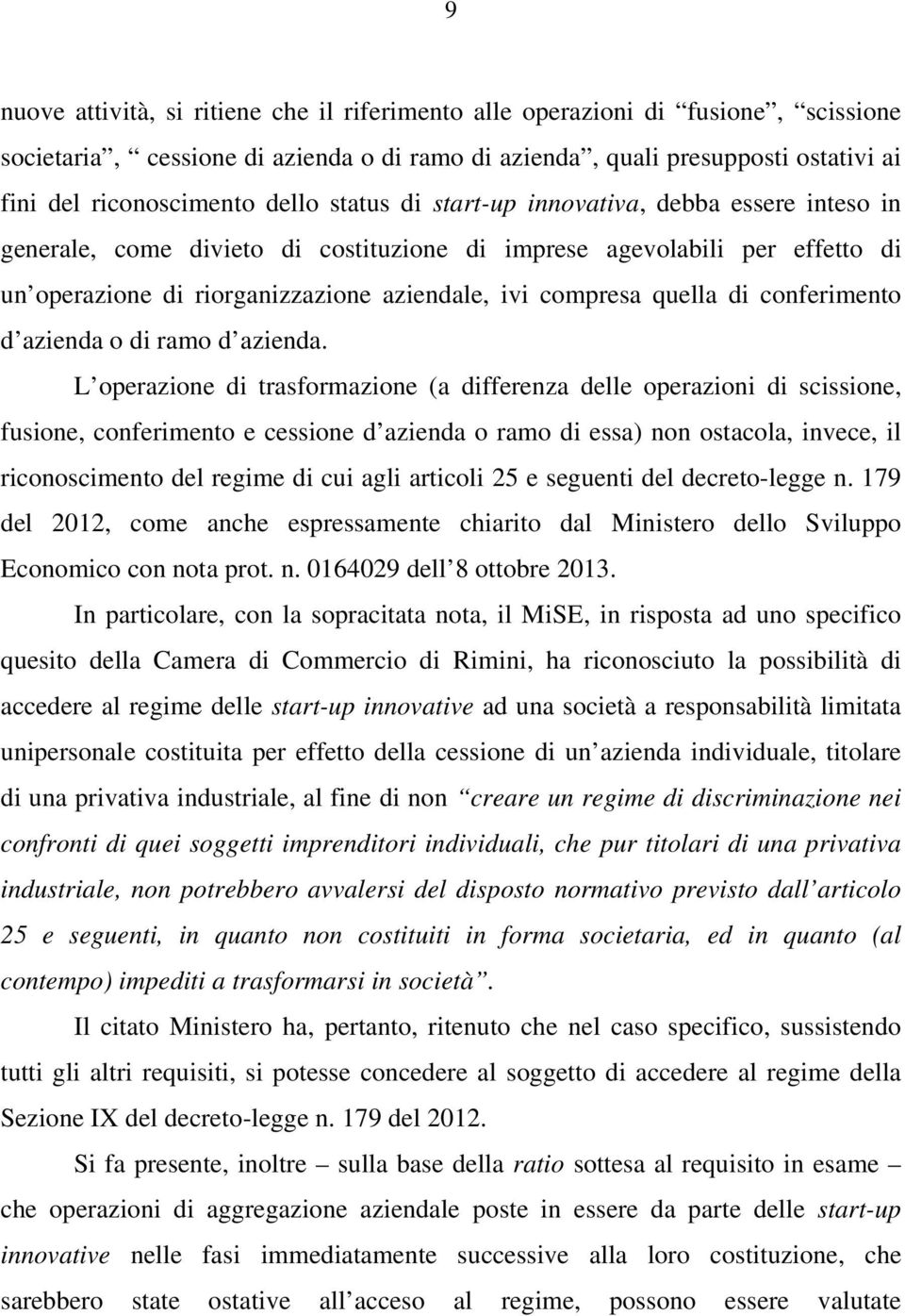 conferimento d azienda o di ramo d azienda.