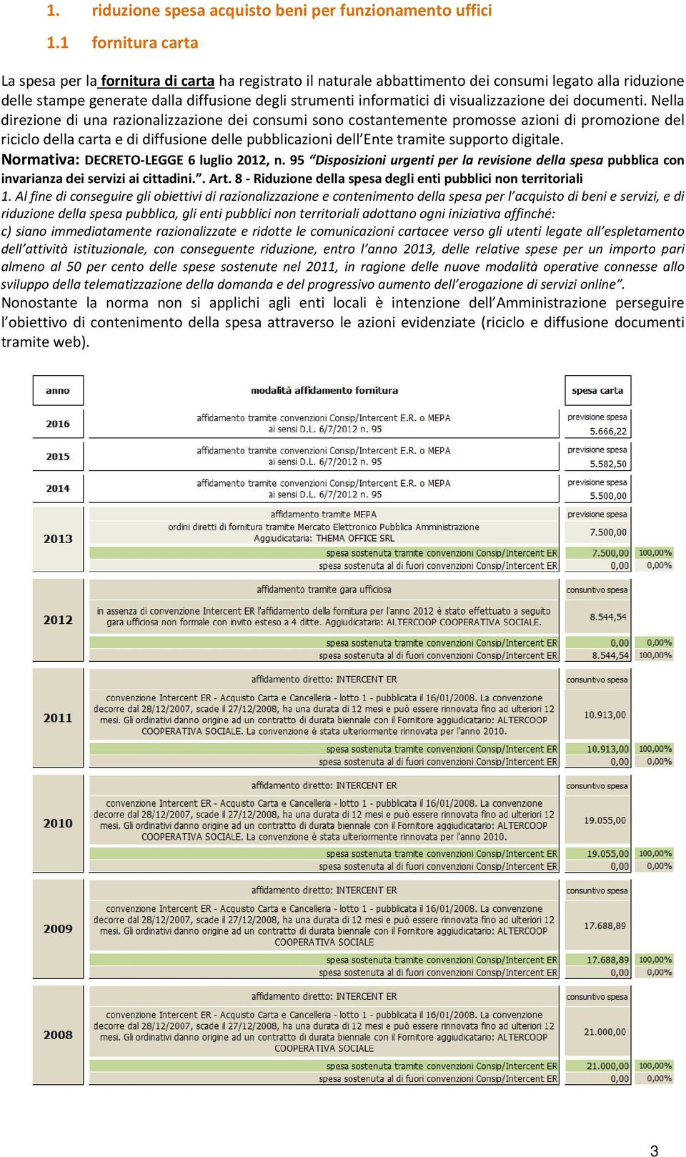 visualizzazione dei documenti.