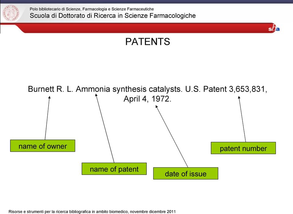 Patent 3,653,831, April 4, 1972.