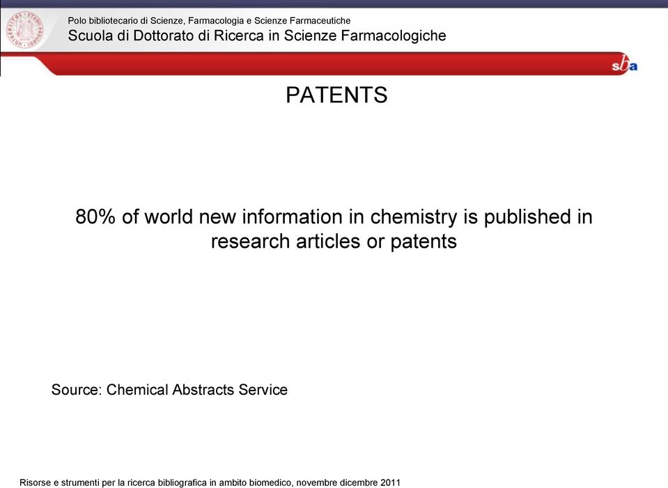 research articles or patents