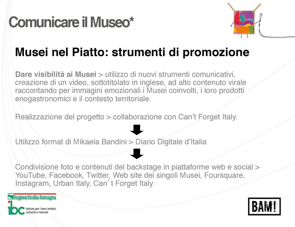 Realizzazione del progetto > collaborazione con Canʼt Forget Italy.
