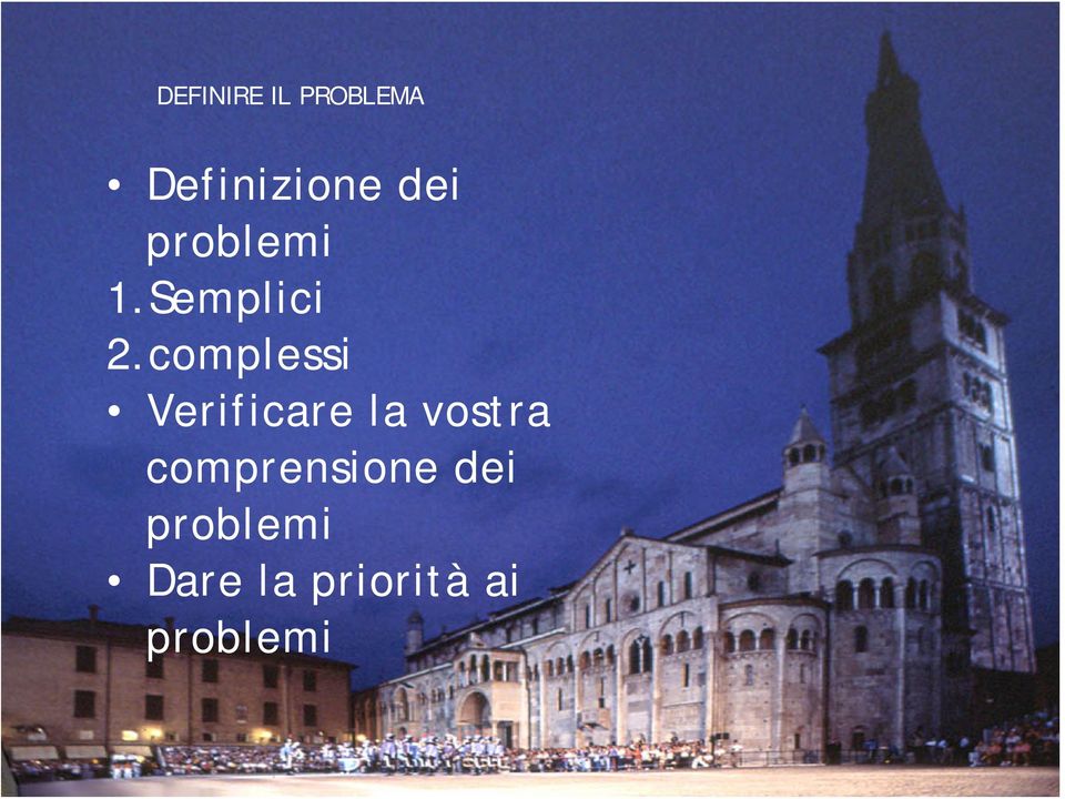 complessi Verificare la vostra