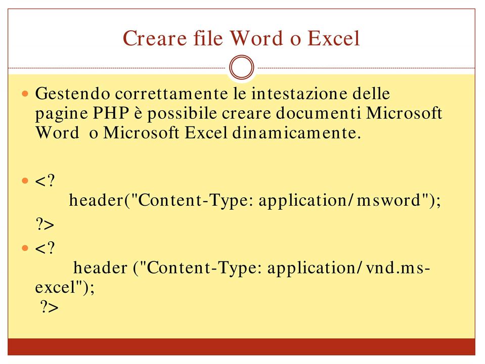 Microsoft Excel dinamicamente. <?