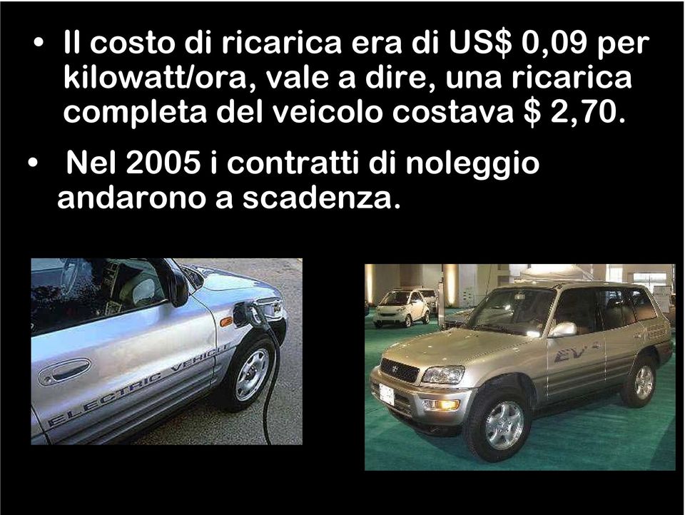 completa del veicolo costava $ 2,70.