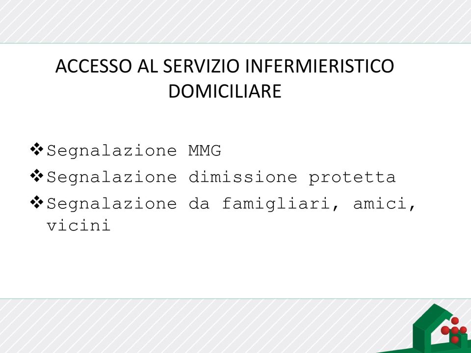 Segnalazione MMG Segnalazione