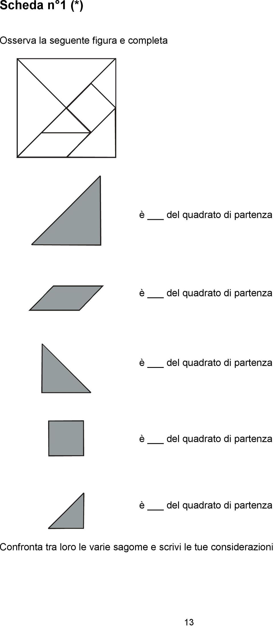 di partenza è del quadrato di partenza è del quadrato di