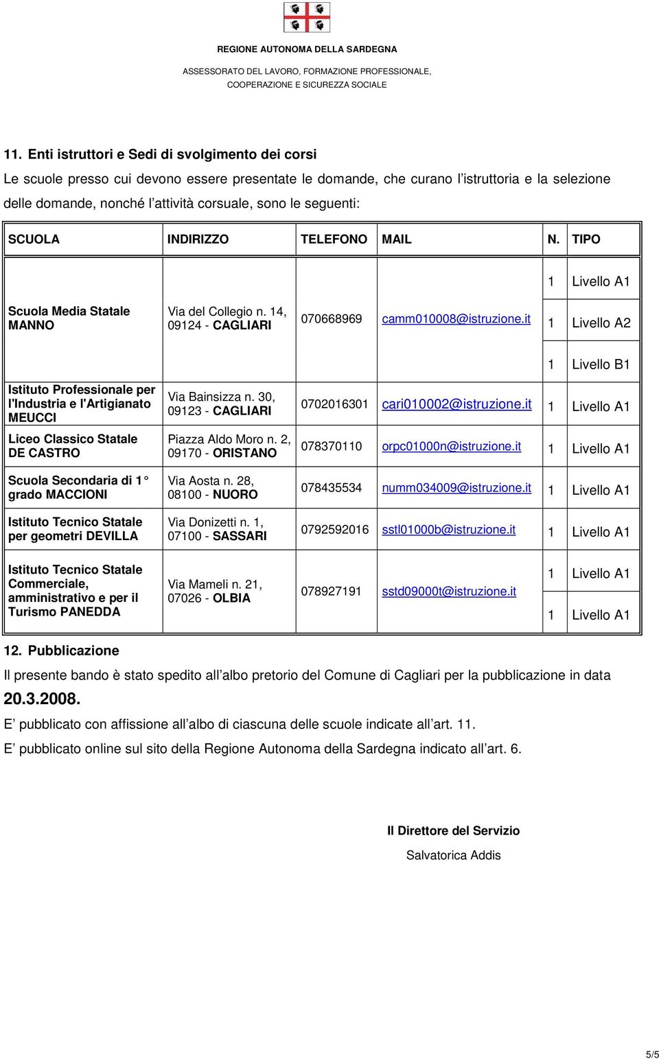 it 1 Livello A2 1 Livello B1 Istituto Professionale per l'industria e l'artigianato MEUCCI Liceo Classico Statale DE CASTRO Scuola Secondaria di 1 grado MACCIONI Istituto Tecnico Statale per geometri