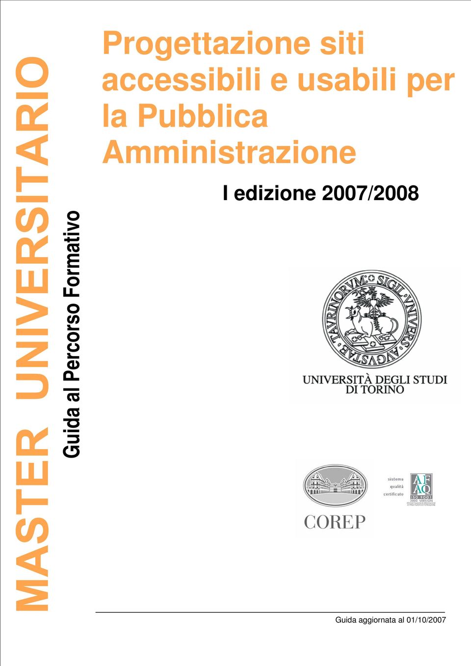 Amministrazione I edizione 2007/2008