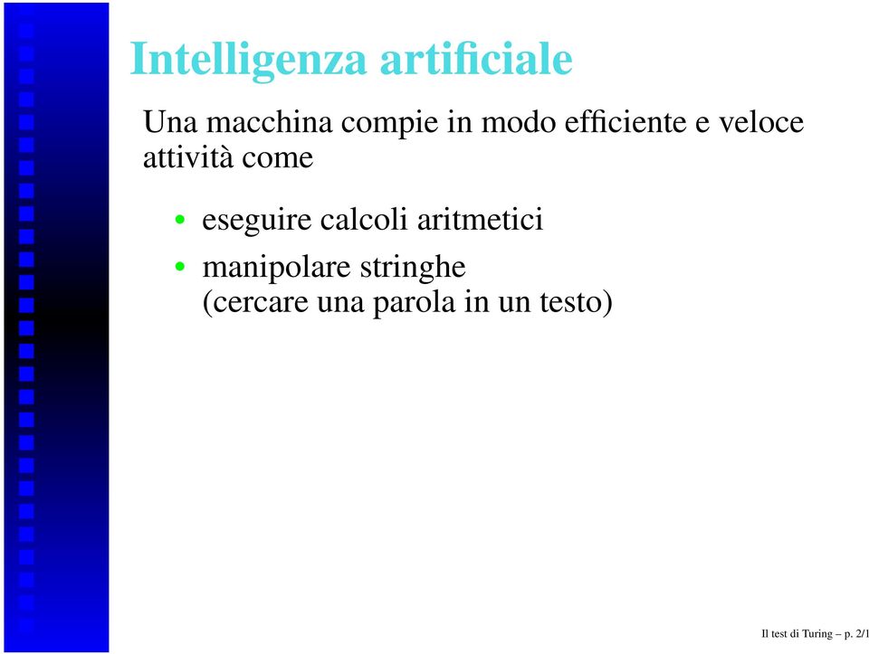 calcoli aritmetici manipolare stringhe (cercare