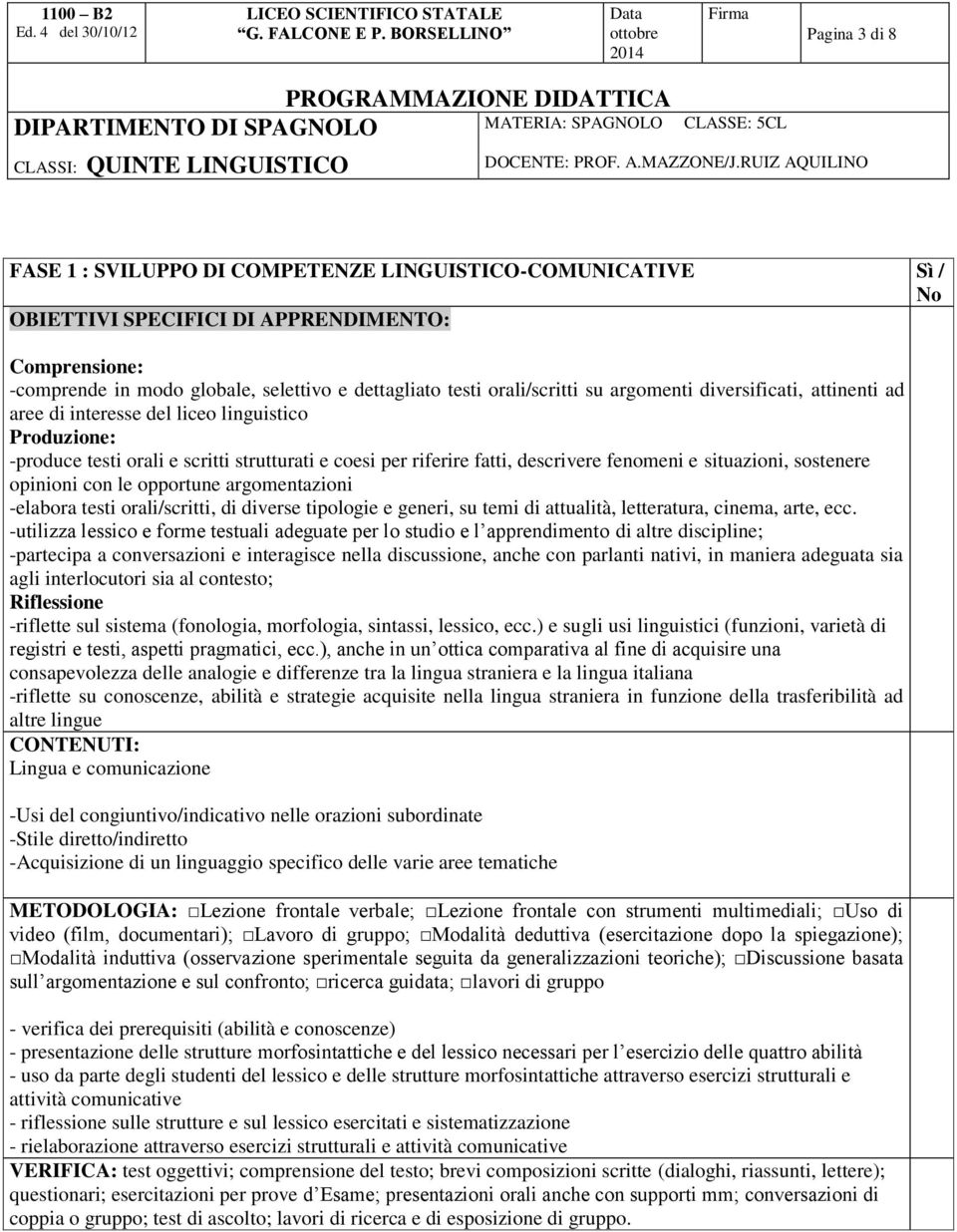 sostenere opinioni con le opportune argomentazioni -elabora testi orali/scritti, di diverse tipologie e generi, su temi di attualità, letteratura, cinema, arte, ecc.