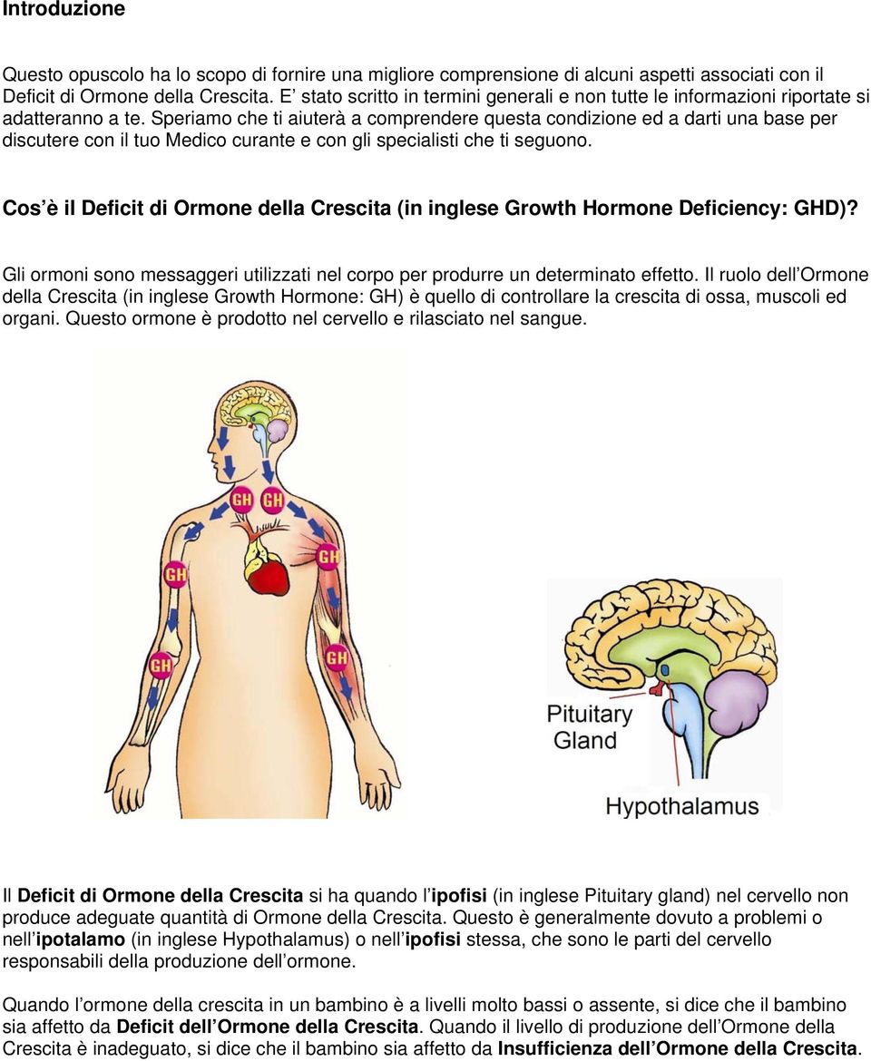 Speriamo che ti aiuterà a comprendere questa condizione ed a darti una base per discutere con il tuo Medico curante e con gli specialisti che ti seguono.