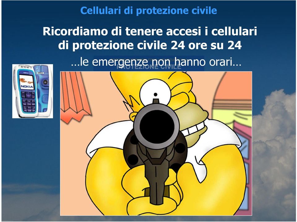 cellulari di protezione civile 24