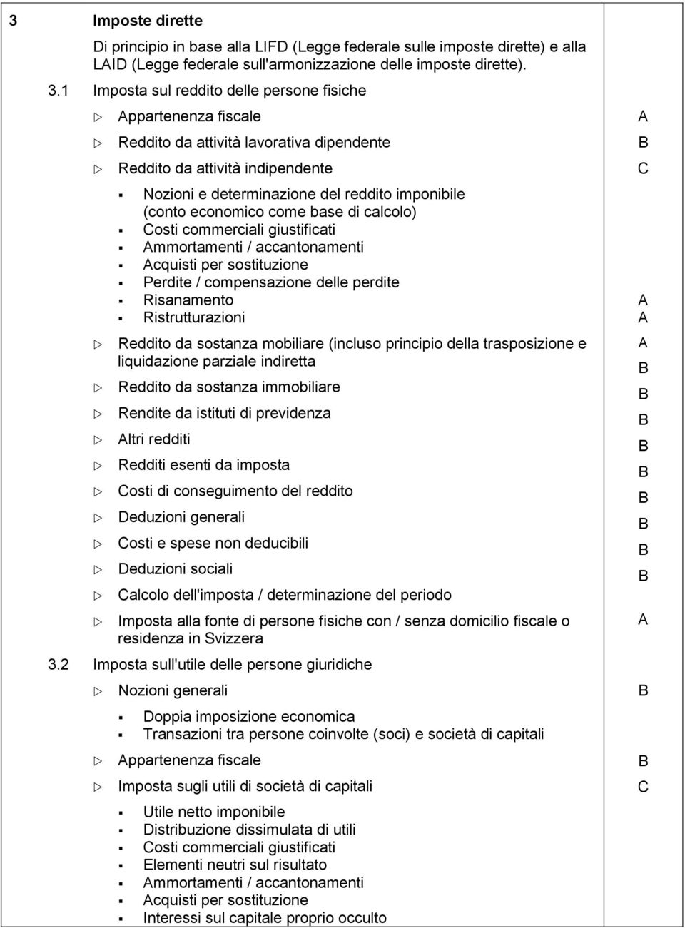 economico come base di calcolo) Costi commerciali giustificati mmortamenti / accantonamenti cquisti per sostituzione Perdite / compensazione delle perdite Risanamento Ristrutturazioni Reddito da