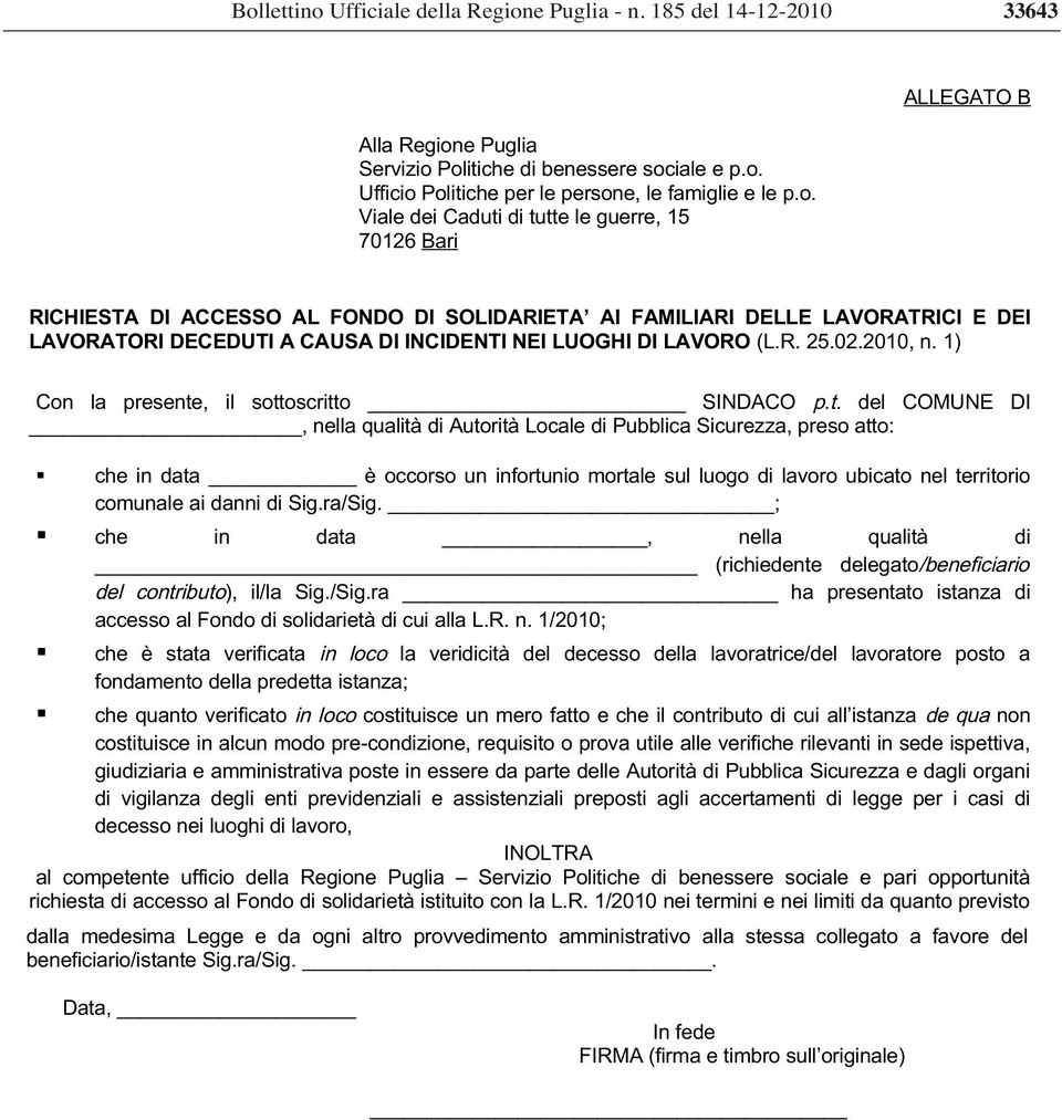 Regione Puglia -