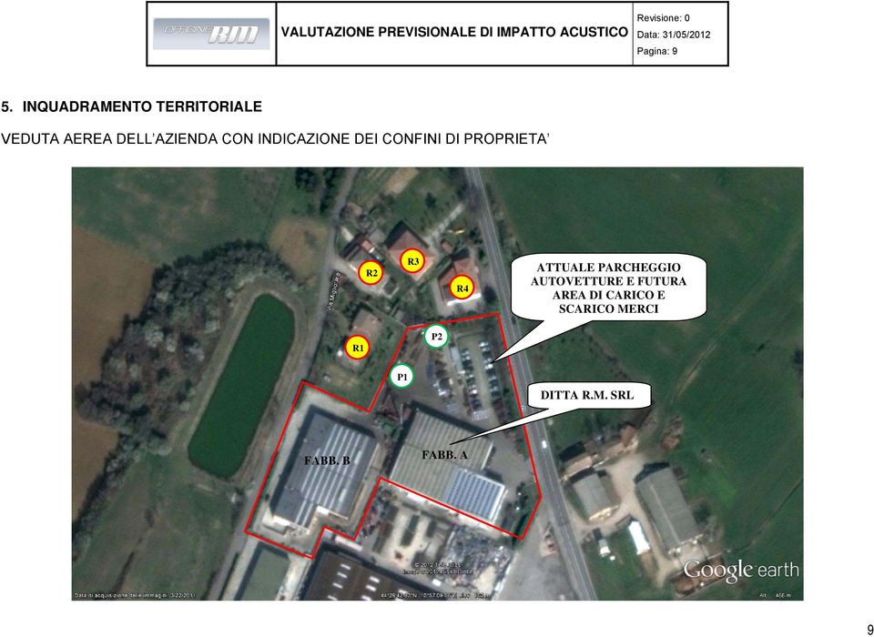 INDICAZIONE DEI CONFINI DI PROPRIETA R2 R3 R4 ATTUALE