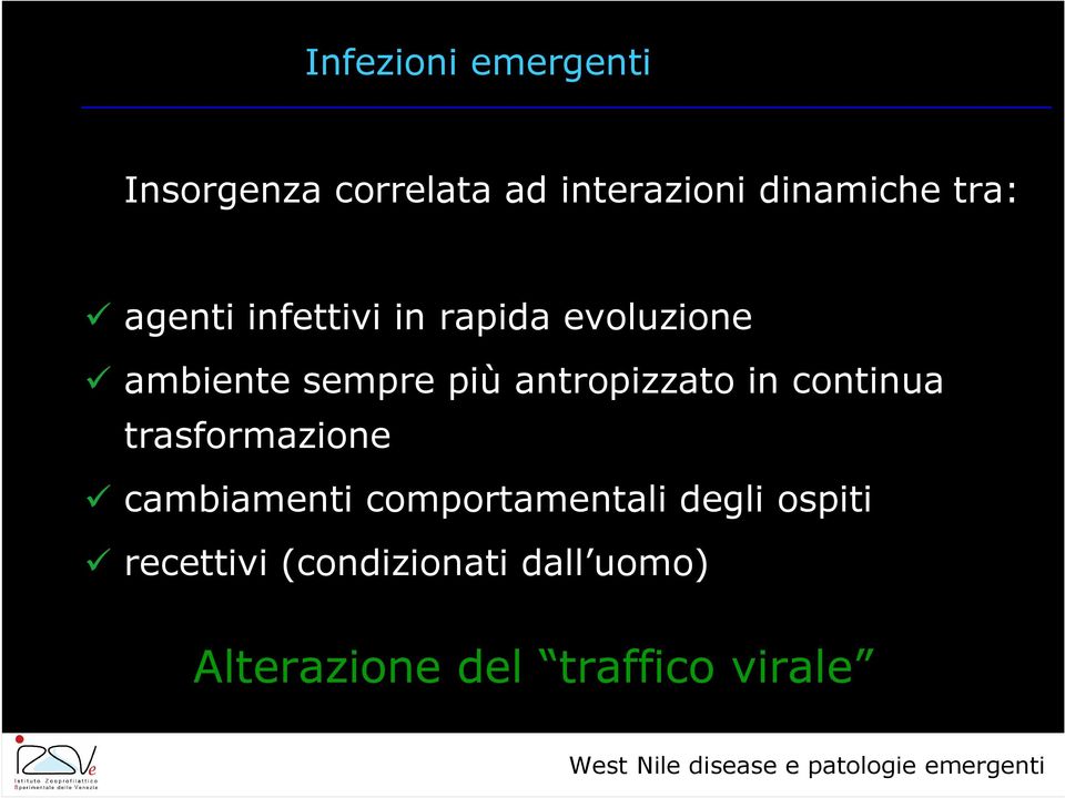 antropizzato in continua trasformazione cambiamenti comportamentali