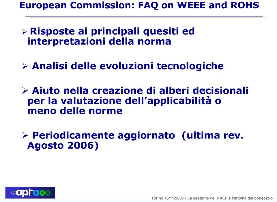 Aiuto nella creazione di alberi decisionali per la valutazione dell