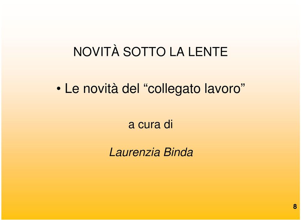 collegato lavoro a