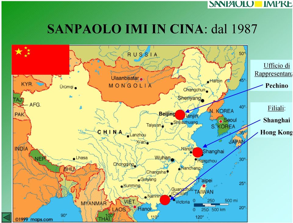 IMI IN CINA: dal 1987