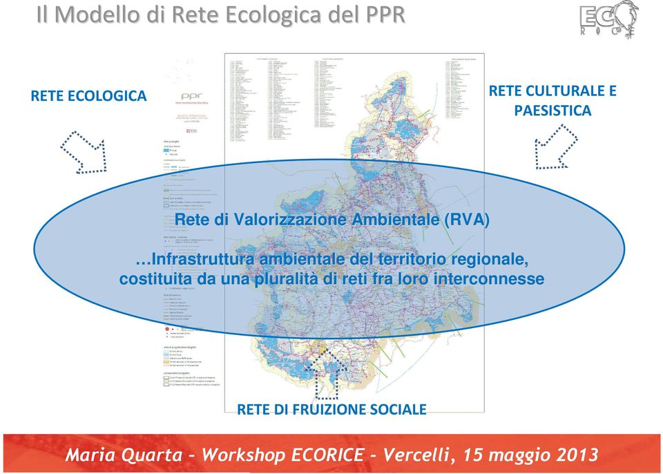 Infrastruttura ambientale del territorio regionale, costituita