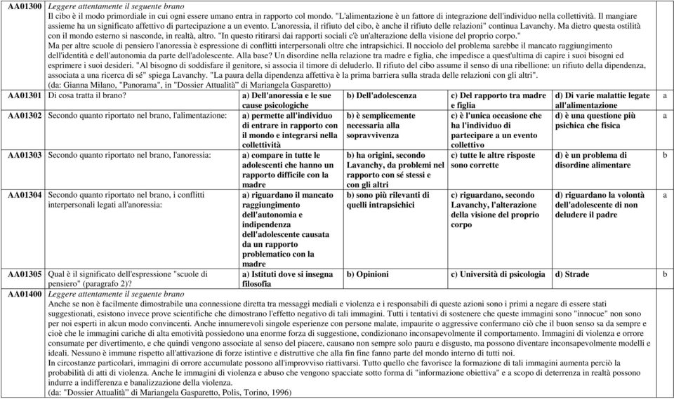 M ietro quest ostilità on il mono esterno si nsone, in reltà, ltro. "In questo ritirrsi i rpporti soili 'è un'lterzione ell visione el proprio orpo.