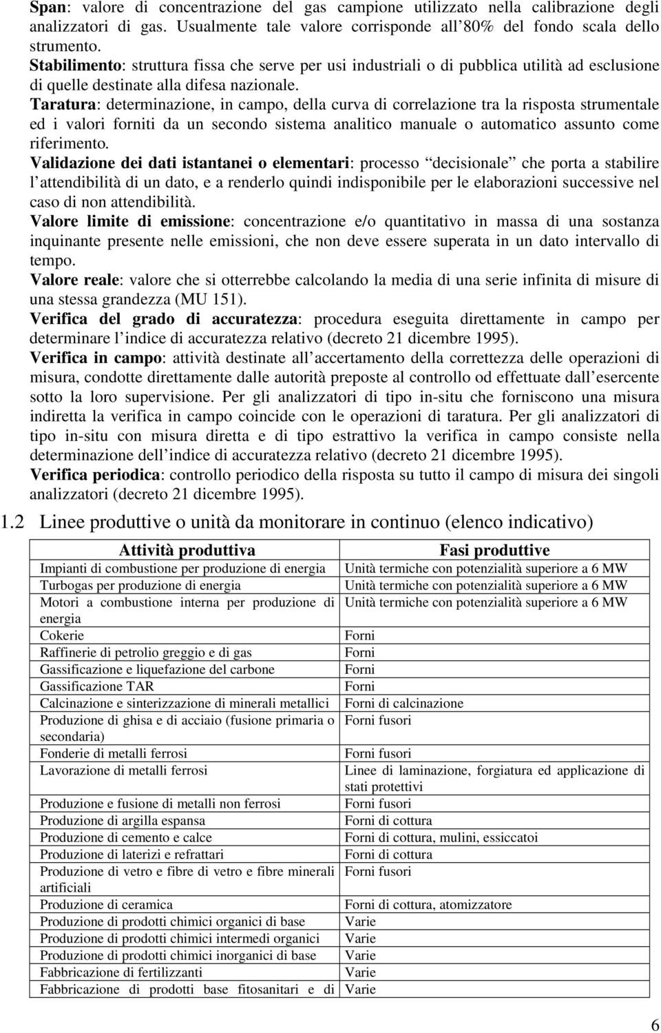 Taratura: determinazione, in campo, della curva di correlazione tra la risposta strumentale ed i valori forniti da un secondo sistema analitico manuale o automatico assunto come riferimento.