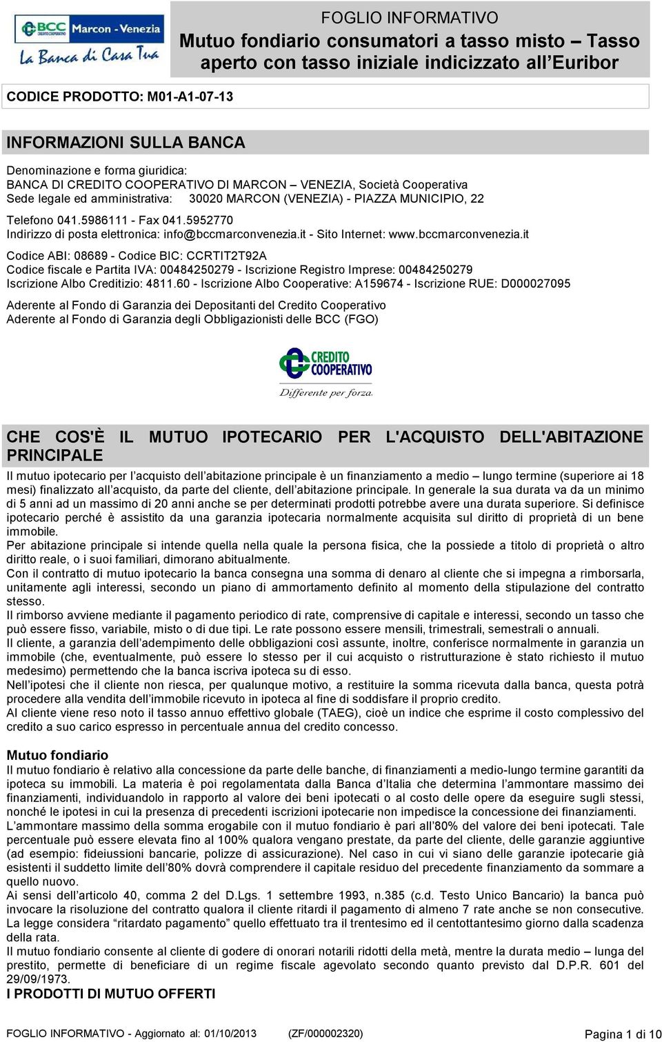 it- Sito Internet: www.bccmarconvenezia.