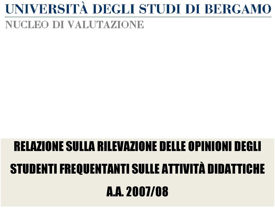 STUDENTI FREQUENTANTI SULLE