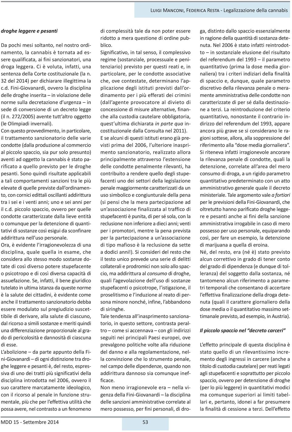 lla Corte costituzionale (la n. 32 de