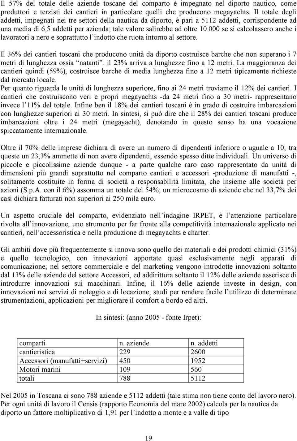 000 se si calcolassero anche i lavoratori a nero e soprattutto l indotto che ruota intorno al settore.